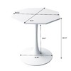 Sapphtopaz Octagonal Modern Coffee Table for Living Room, MDF Top & Metal Frame Center Table with 220 lbs Capacity, Stylish Living Room Table - 3 of 4