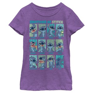 Girl's Lilo & Stitch Emotions of 626 T-Shirt - 1 of 4