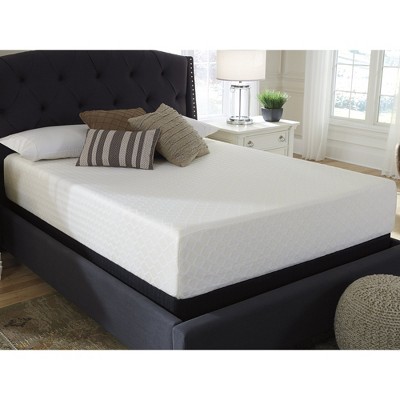 Contemporary White Twin Memory Foam Mattress 12-Inch