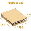 Bamboo Coffee Pod Drawer for Nespresso Vertuo, 40 Large or 56 Small Capsule Storage Tray - 2 of 4