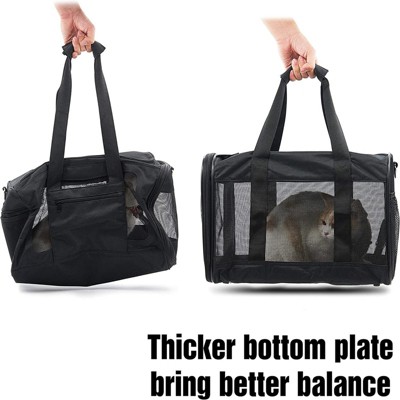 Medium Black Soft-Sided Airline Approved Pet Carrier