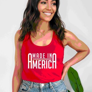 Simply Sage Market Made In America Rounded Racerback Tank - 1 of 3