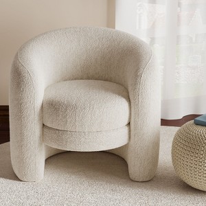 NicBex Accent Chair Modern Curved Back Upholstered Sofa Chair Comfy Chair for Living Room, Reading Room - 1 of 4