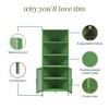 Novogratz Channing Corner Storage Cabinet with 2 Doors - 4 of 4