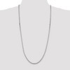 Black Bow Jewelry 3.25mm, Sterling Silver, Solid Box Chain Necklace - 2 of 4