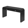 NicBex Unique Burl Veneer Console Table with Storage,Entryway Table with 2 Drawers & Metal Handles,Foyer Table for Hallway,Living Room - 3 of 4