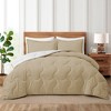 Peace Nest Lightweight Reversible Microfiber Down Alternative Comforter Set - 3 of 4