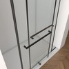 NicBex Shower Door 70"H Frameless Shower Doors Double Sliding Shower Door with 5/16" (8mm) Laminated Glass Premium Tempered Glass Door - 2 of 4