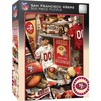 MasterPieces 500 Piece Puzzle - San Francisco 49ers Locker Room - 15"x21"