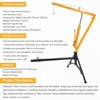 Hydraulic Pickup Truck Crane, 360° Swivel Professional 2-Inch Hitch Receiver, 3 Adjustable Capacities: 500 Lbs, 750lbs, 1000 Lbs(Max) - 4 of 4