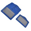 Unique Bargains 10 Pcs Factory Company Blue Faux Leather Horizontal Staff Name Badge ID Card Holder - 3 of 4