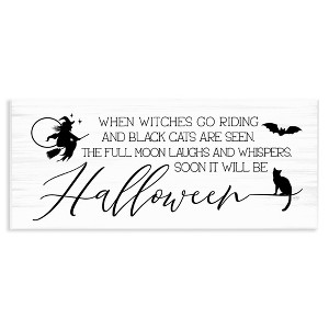 Stupell Industries Halloween Season Phrase Wall Plaque Art - 1 of 4