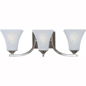 Maxim Lighting Aurora 3 - Light Vanity in  Satin Nickel - 1 of 1