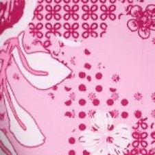 light pink mosaic floral