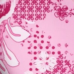 light pink mosaic floral