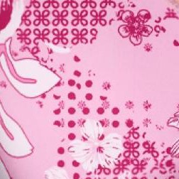 light pink mosaic floral