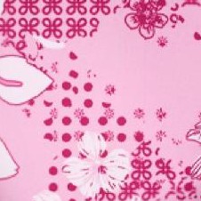 light pink mosaic floral