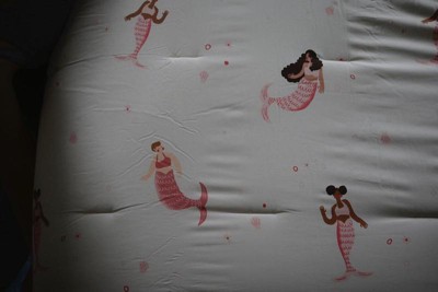 Queen Mermaid Cotton Kids' Sheet Set - Pillowfort™ : Target