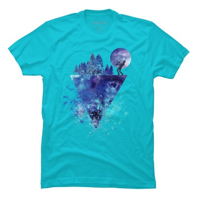 Men's Design By Humans Play Music On The Edge By Maryedenoa T-Shirt