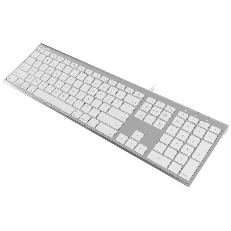 Macally Ultra Slim USB-A Wired Full Size With Numeric Keypad, 4 of 9