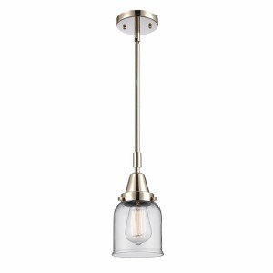 Bell - 1 Light Stem Hung Mini Pendant In Industrial Style-11.13 Inches Tall and 5 Inches Wide - 1 of 1