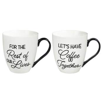 Evergreen Mommy And Me Ceramic Cup Gift Set, 17 Oz And 7 Oz, It's The  Little Things In Life/little Thing : Target