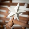 17.75"H, 22.25"H and 26.75"H Sullivans Wood Slat Tree - Set of 3, Christmas Decor, White - 2 of 4
