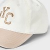 NYC Baseball Hat - Mighty Fine Beige - image 4 of 4