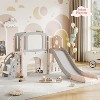 8-in-1 Toddler Slide & Climber, Kids Playground with Basketball Hoop, Tunnel & Rocking Toy for Indoor Outdoor Use - 2 of 4