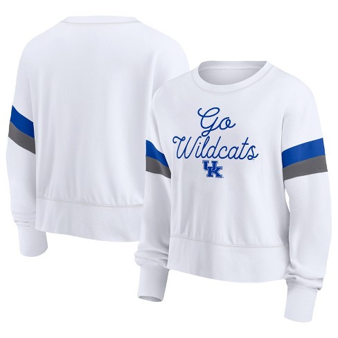 NCAA Kentucky Wildcats Women's White Terry Crew Neck Sweatshirt - image 1 of 3