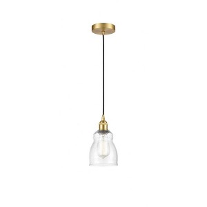 Ellery - 1 Light Cord Hung Mini Pendant In Nautiical Style-9.75 Inches Tall and 4.5 Inches Wide - 1 of 1