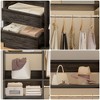 Aheaplus 72'' Set of 2 Freestanding Closet System with 6 Drawers and 4 Hanging Rods, Reversible Wardrobe with Shelves - 3 of 4