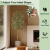 4FT-7FT Faux Olive Tree with Green Leaves and Big Fruits for Indoor and Outdoor - 4 of 4