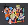 Dragon Ball Z Men's Character Triangle Design Adult Anime Ringer T-Shirt - image 3 of 4