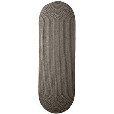Colonial Mills Boca Raton - Gray 2 Ft x5 Ft Runner (Oval) Rug Indoor/Outdoor 100% Polypropylene