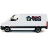 Mercedes-Benz Sprinter Van White "Roger's Plumbing-Heating & Air Conditioning" 1/87 (HO) Plastic Model Car by Promotex - 2 of 4