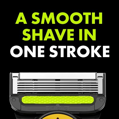 GilletteLabs + NFL Special Edition Pittsburgh Steelers Men's Razor with 4 Razor Blade Refills and Magnetic Stand