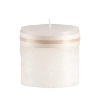 Northlight Cylindrical Accent Pillar Candle - 3.25" - White