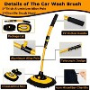 TruAIR 43" Car Wash Brush with Extension Pole - 3 of 4