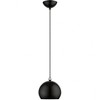 Livex Lighting Stockton 1 - Light Pendant in  Shiny Black/Polished Chrome - 4 of 4