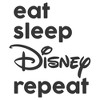 Men's Disney Eat Sleep Repeat T-Shirt - 2 of 4