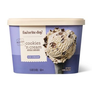 Cookies and Cream Ice Cream - 48oz - Favorite Day™