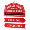 MLB Chicago Cubs Baseball Field Metal Panel - 2 of 4