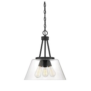 Savoy House Calhoun 3 - Light Pendant in  Matte Black - 1 of 4