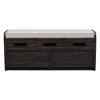 NicBex Shoe Rack Bench Shoe Storage Organizer Rustic Storage Bench with 2 Drawers Hidden Storage Space for Entryway Bedroom - 2 of 4