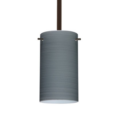 Besa Lighting Stilo 7 1 - Light Pendant in  Bronze