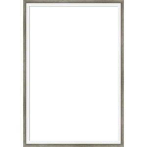 Amanti Art Lucie Silver White Framed Magnetic Dry Erase Board - 1 of 4