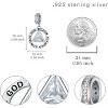 Sterling Silver Sobriety Charm - Alcoholics Anonymous Bead for Bracelets, Recovery Gift for Women - 4 of 4