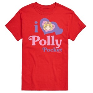 Men's - Polly Pocket - I Love Polly Pocket Short Sleeve Graphic T-Shirt - 1 of 4