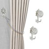Unique Bargains Curtain Holdbacks Windmill Design Hooks Zinc Alloy 5.51"x2.56" 1Pair - 2 of 4